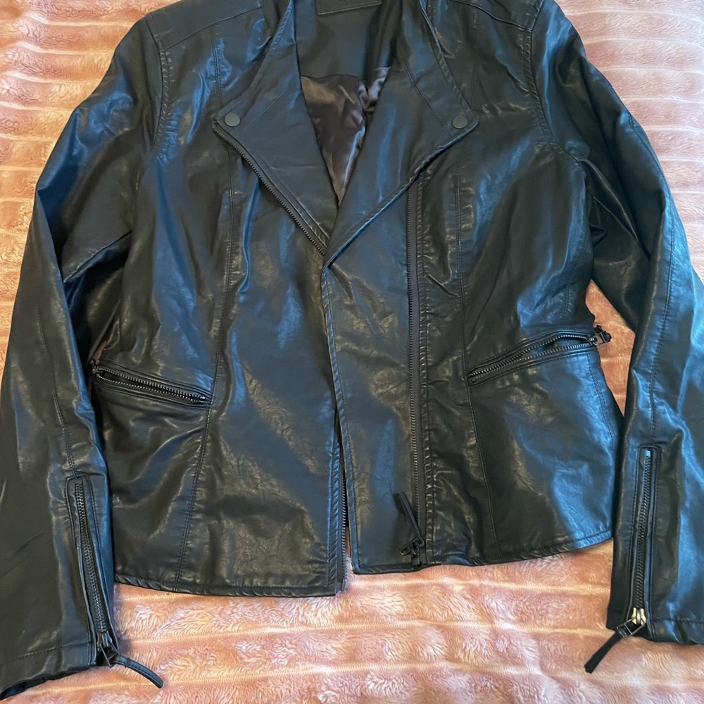 Women's Black Leather Jacket